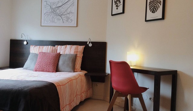 In Alsace with Annie! Courtyard room