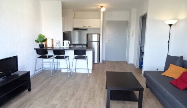 In Bayonne, lovely, quiet, bright T2 apartment