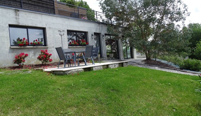 In Béarn between sea and mountain - private, heated indoor pool.