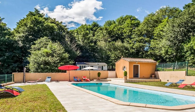 In beautiful countryside welcomes you charming cottage with private swimming pool.
