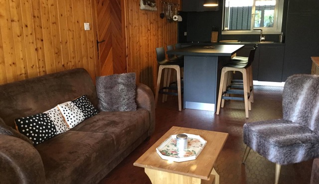 In chalet, warm T4 with character, panoramic view terrace