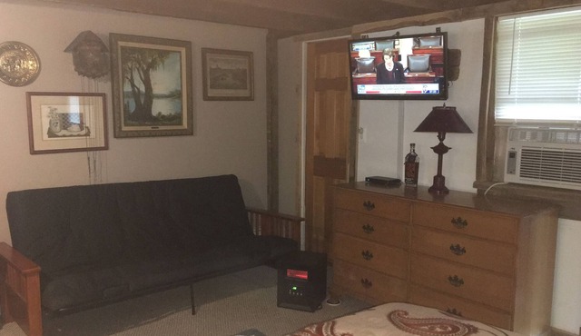 In Cooperstown this attached cabin on our summer home “screams, country living!