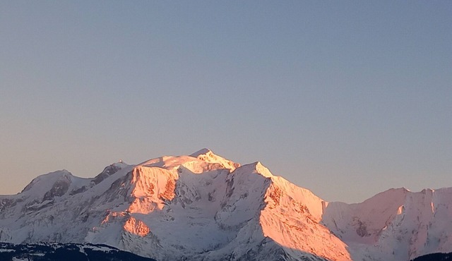 In Cordon, on the balcony of Mt-Blanc, 21m2 studio for rent, pets welcome.