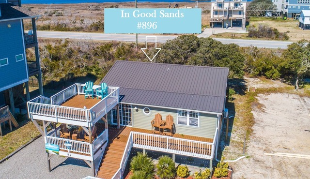 In Good Sands: 2 BR / 2 BA with bonus spaces, ocean view, Sleeps 12