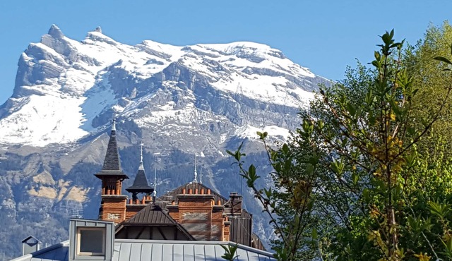 In HEART of St Gervais, PARKING, WIFI .