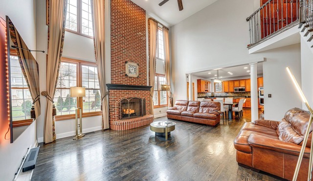 In-Home Theater: Modern Naperville Vacation Rental