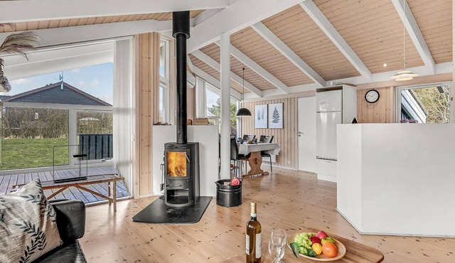 In one of the most beautiful landscapes of Jutland lies this house in a tranquil cottage area.