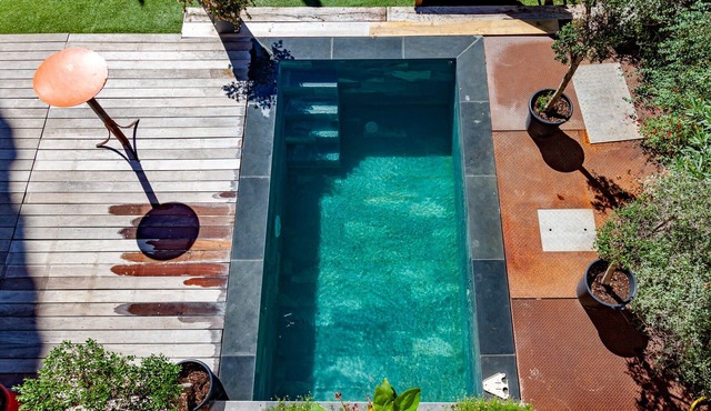 In Provence near the Luberon. Contemporary house with private heated pool