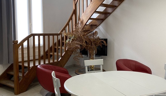 In the center of the city, new apartment