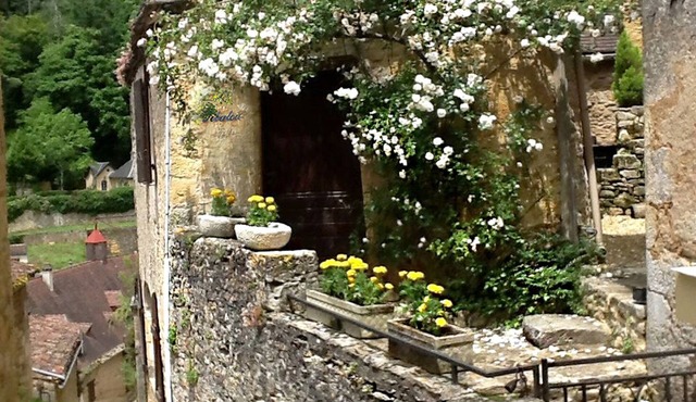 In the heart of the village, the TIBALOU with its breathtaking view of the river.