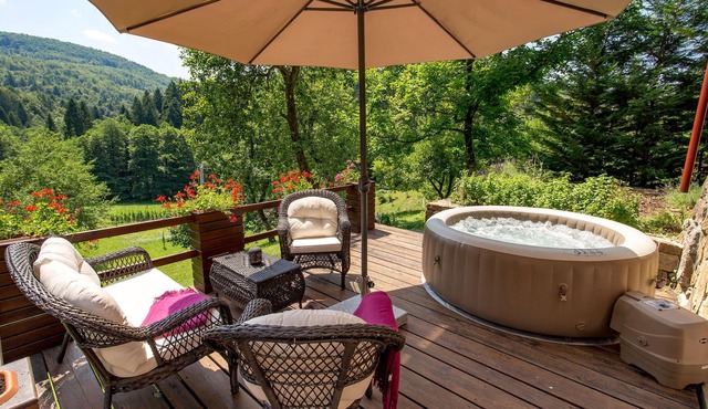In the heart of Groski Kotar is located this cozy cottage.