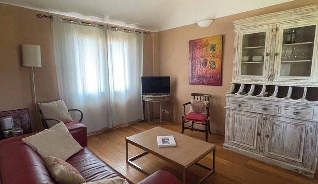 In the middle of the vineyard in the castel