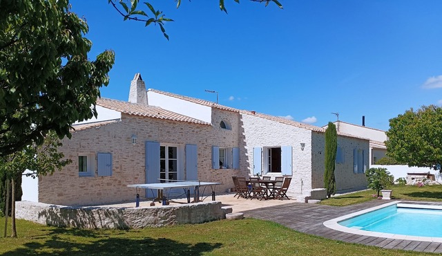 "In the shade of the cherry trees"