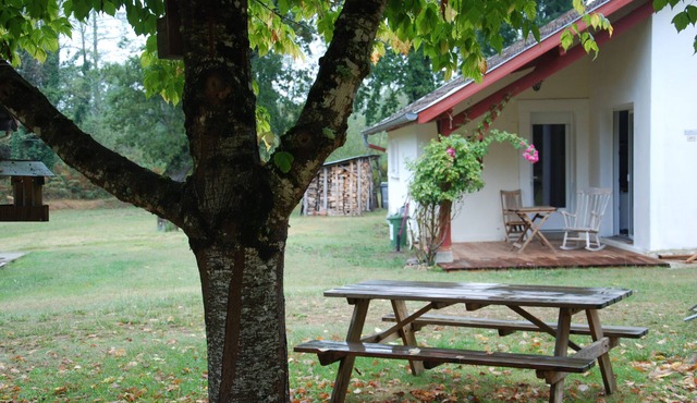 In the shade of the great oaks or in front of a roaring fire