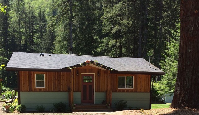 In the Tillamook Forest is Porcupine Cottage on the Trask River