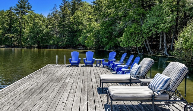 Incredible 6 bdrm luxury! 310' of Frontage! AC! Sunsets!