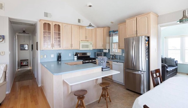 Incredible Bay Views & Stunning Sunsets Await You at High Bar Harbor Bayside Retreat!