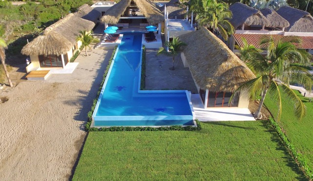 Incredible beach house in Puerto Escondido, Mexico.