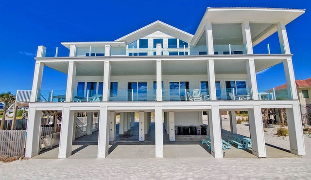 Incredible Gulf Front Home with Private Pool! Sleeps up to 36 people!