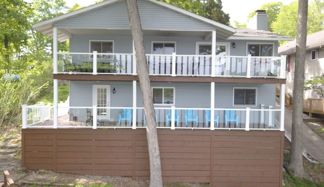 Incredible Lake house with Amazing Water Views, 2 Bay Dock and Game Room!