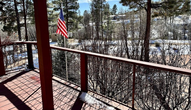 Incredible Privately Gated Cabin in Show Low Forest w/ VIEWS, Game/Toy Room!