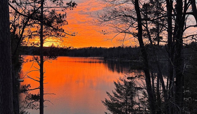 Incredible sunsets over pristine Loon Lake