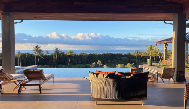 Incredibly panoramic ocean, golf, sunrise. Family-friendly villa in Kukuiula