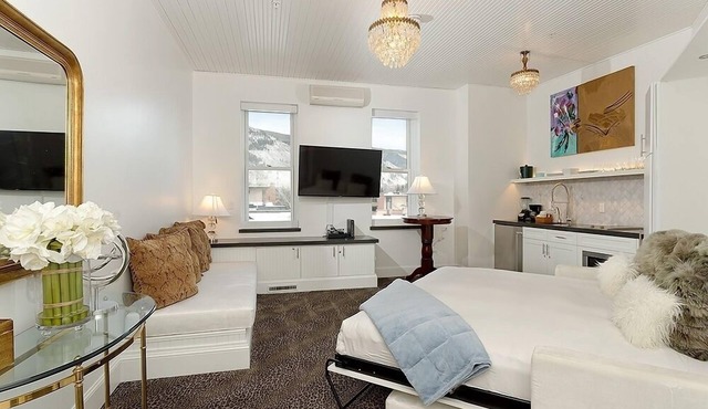 Independence Square 310 | Chic, Remodeled Studio w/Great Location in Aspen, A/C, & Kitchenette