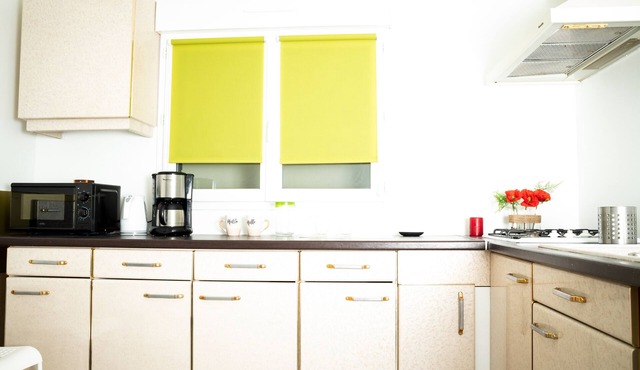 "independent apartment 57 m2 with 2 bedrooms for 5 travelers + terrace +parking