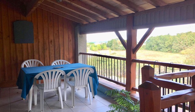 Independent apartment in house.