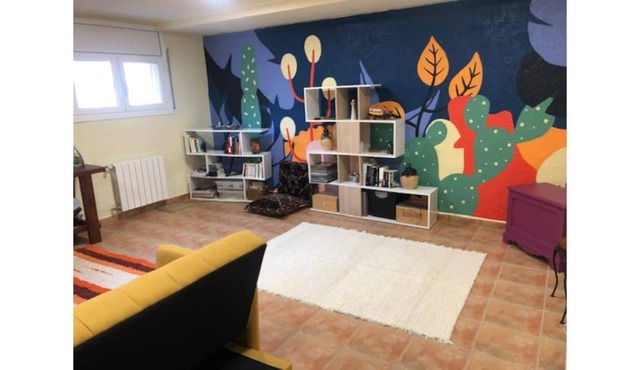 Independent accommodation surrounded by nature