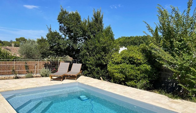 Independent studio - Terrace and swimming pool (in summer)