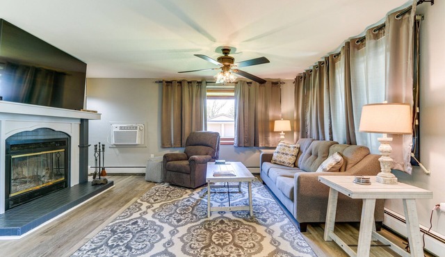 Indian Lake Vacation Rental w/Fire Pit & Sauna