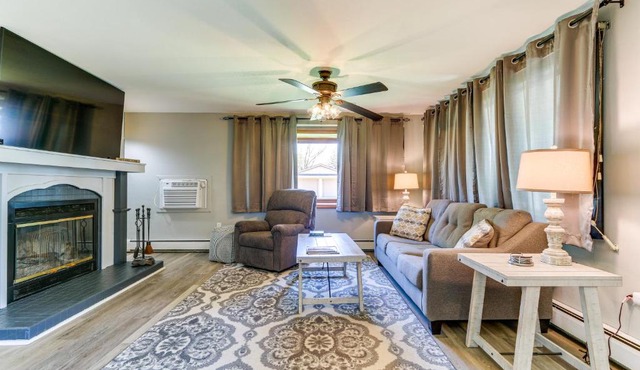 Indian Lake Vacation Rental with Fire Pit and Sauna