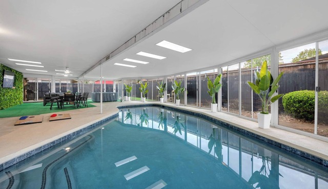 Indoor Pool & Hot Tub Near AT&T Stadium