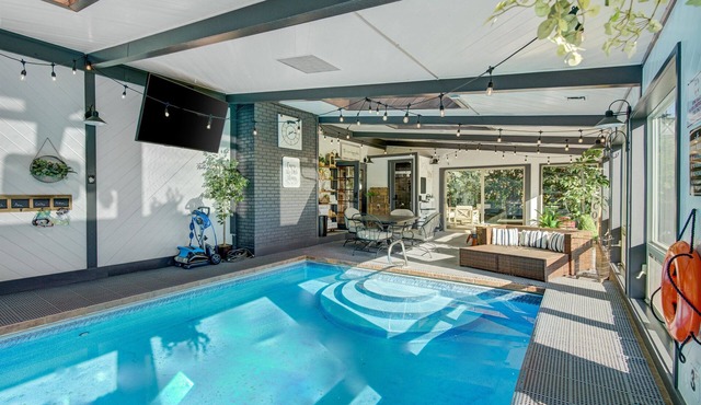 Indoor Pool & Hot Tub on Golf Course