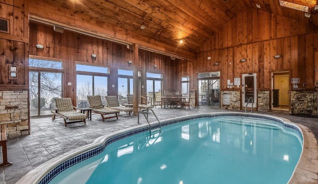 Indoor Pool Huge Home Best View of the Lake