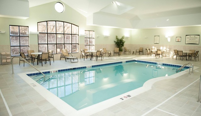 Indoor Pool + Shared Whirlpool. Gym Access.