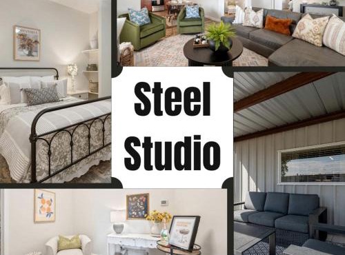 Industrial-Chic Cottage Retreat with Outdoor Space Near Kyle Field & Easterwood Airport in Dr. College Station, Texas
