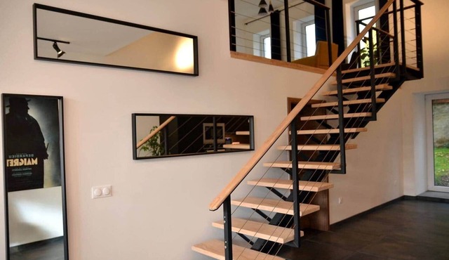 Industrial loft in a former barn