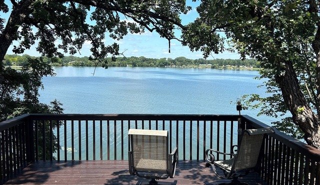 inexpensive lakeside retreat . borders the state bike trail and private dock