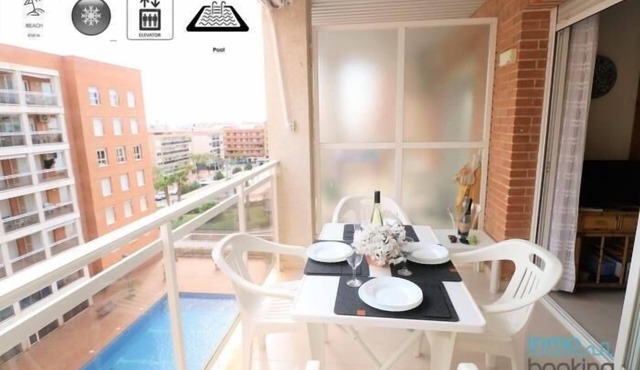 InmoBooking Olimar, central, air-conditioned and with pool