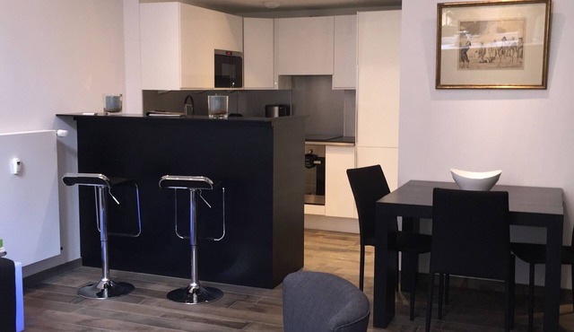 Inside the beautiful historic center of Strasbourg duplex loft