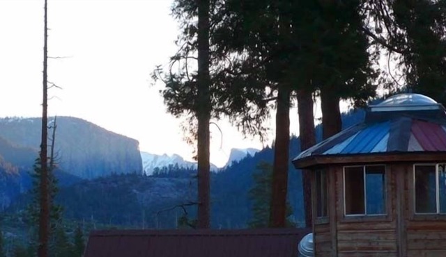 INSIDE Yosemite! Log Cabin, Views of Half Dome & El Capitan. Starry skies!