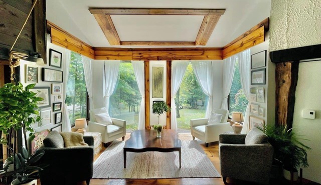 Insta-worthy artist’s retreat with amazing gazebo