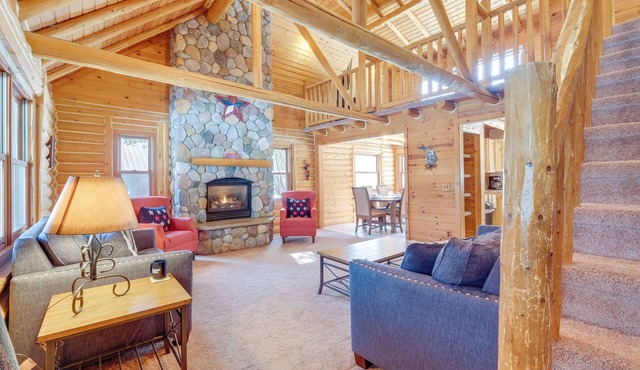 Interlochen Cabin w/Fireplace - Near State Park!