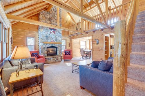Interlochen Cabin with Fireplace - Near State Park!