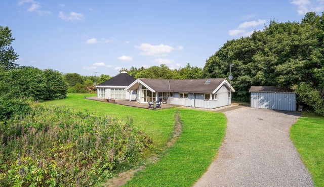 Inviting cottage with large indoor pool.