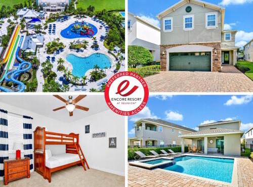Inviting Home Near Disney With Private Pool And Waterpark & Resort Access At Encore Resorts Reunion - 7578Mr