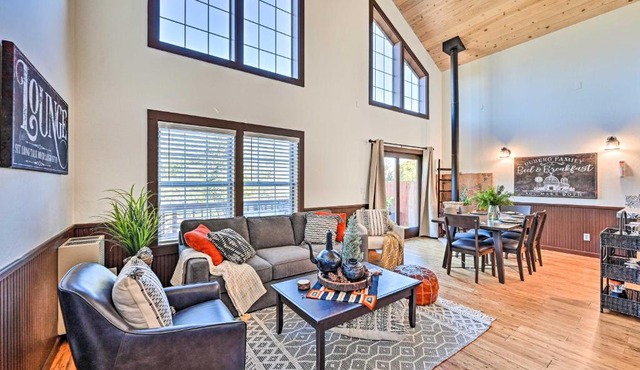 Inviting Julian Home with Scenic View and Hot Tub